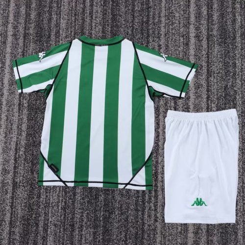 Kids Real Betis 2003/2004 Home Retro Kit