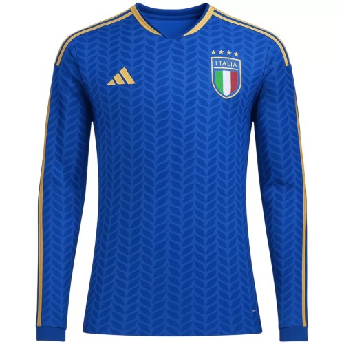 Thai Version Italy 2026 Home Long Sleeve Jersey