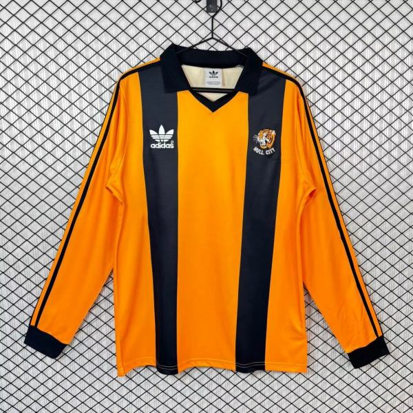Hull City 1981/1982 Home Long Sleeve Retro Jersey