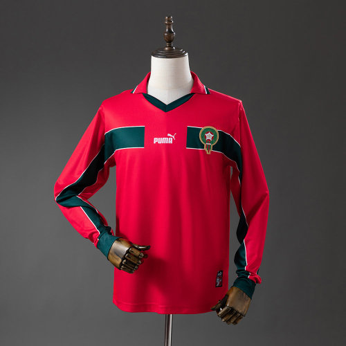 Morocco 1998 Third Long Sleeve Retro Jersey