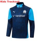 Kids Olympique Marseille 25/26 Half-Zip Sweatshirt and Pants Set E25197 - PM