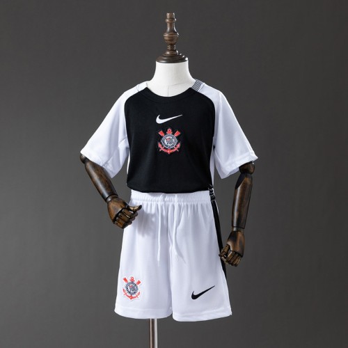 Kids Corinthians 25/26 Away Jersey and Short Kit