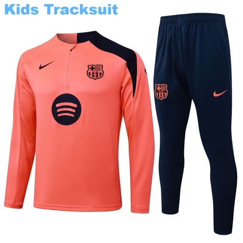Kids Barcelona 25/26 Half-Zip Training Sweatshirt and Pants Set E25203