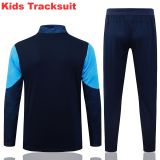 Kids Olympique Marseille 25/26 Half-Zip Sweatshirt and Pants Set E25197 - PM