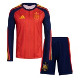 Spain 2026 Home Long Sleeve Jersey and Short Kit