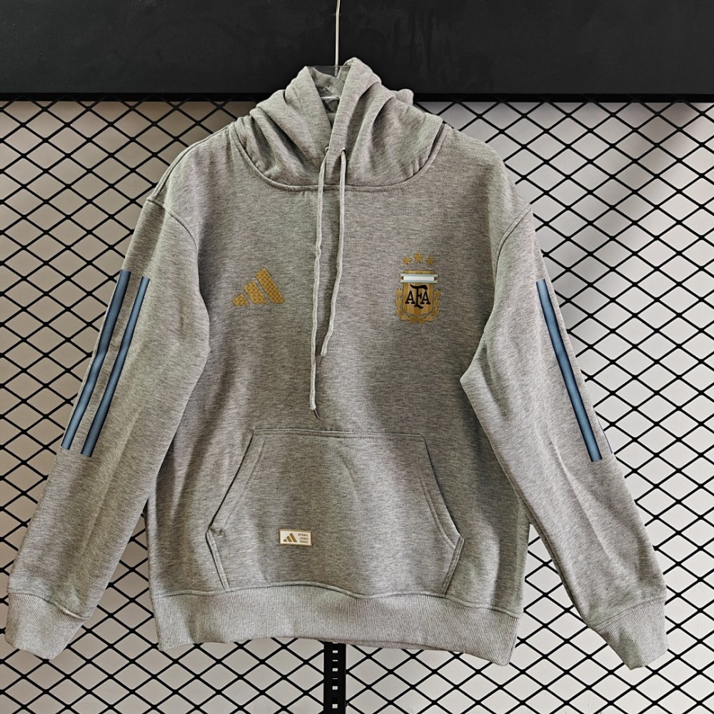 Sweat à Capuche "I Love My Argentine Family" - Design Drapeau Argentin - Coupe Classique, 241g