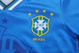 Kids Brazil 1994 World Cup Away Retro Kit