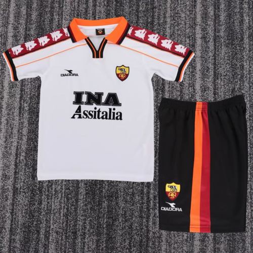 Kids AS Roma 1998/1999 Away Retro Kit