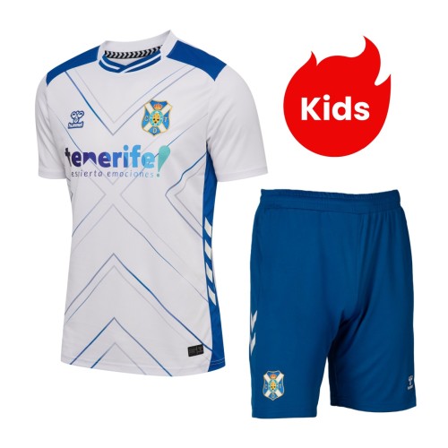 Kids CD Tenerife 25/26 Home Jersey and Short Kit