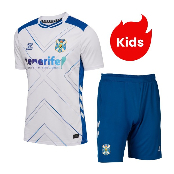 Kids CD Tenerife 25/26 Home Jersey and Short Kit