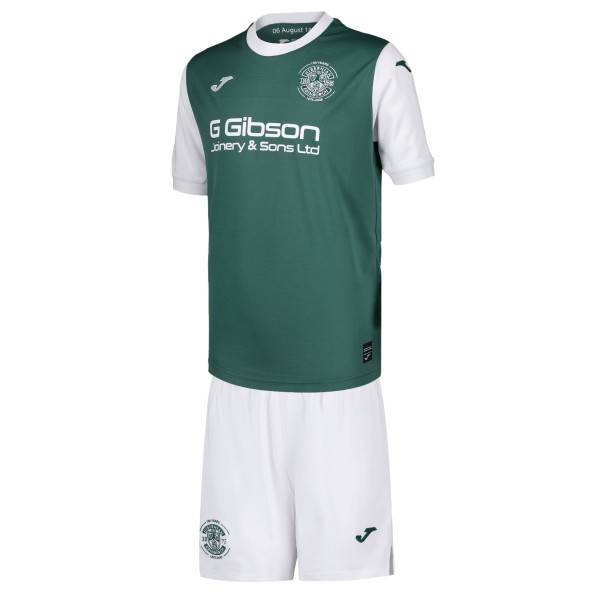 Kids Hibernian 25/26 Home Jersey and Short Kit