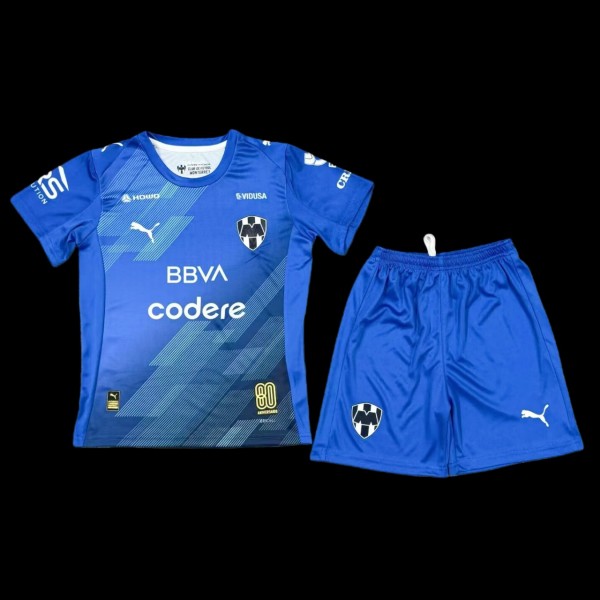 Kids Monterrey 25/26 Third Jersey and Short Kit