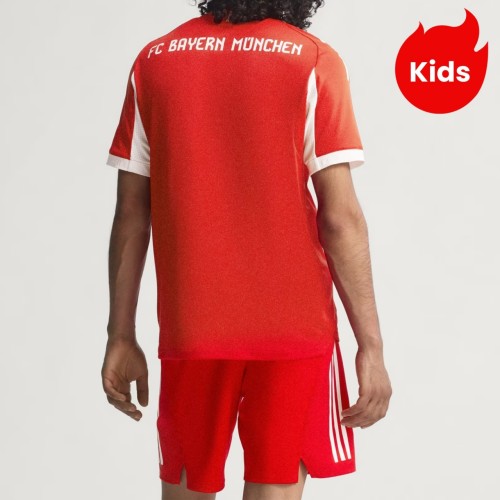 Player Version Kids Bayern Munich 25/26 Home Authentic Kit