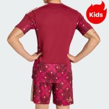 Kids Italy 2026 Home Goalkeeper Jersey and Short Kit