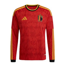 Thai Version Belgium 2026 Home Long Sleeve Jersey