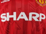 MUFC 1992/1994 Home Retro Long Sleeve Jersey