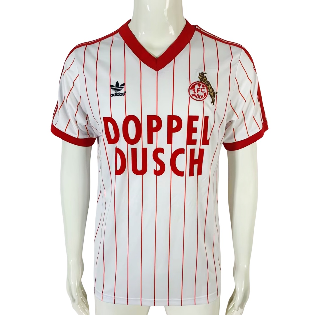 激レア　1FC ケルン ユニフォーム1983 ホーム　80s US$ 19.99 - 1. FC Köln 1982/1983 Home Retro Jersey - m