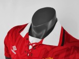 MUFC 1992/1994 Home Retro Long Sleeve Jersey