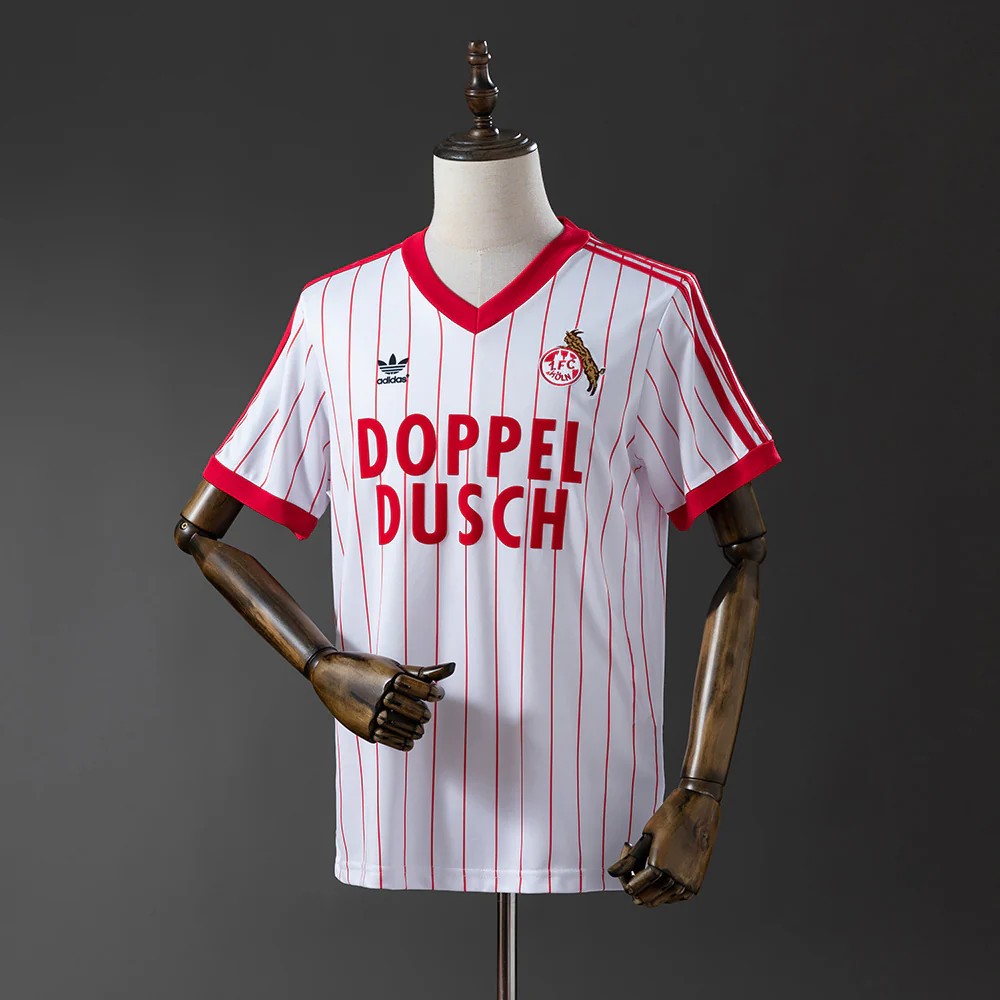 激レア　1FC ケルン ユニフォーム1983 ホーム　80s US$ 19.99 - 1. FC Köln 1982/1983 Home Retro Jersey - m