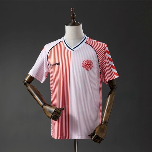 Denmark 1986 Away Retro Jersey