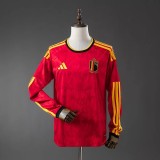 Thai Version Belgium 2026 Home Long Sleeve Jersey