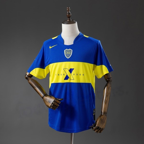 Boca Juniors 2005 Centenary Home Retro Jersey