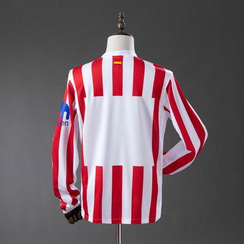 Thai Version Atlético de Madrid 25/26 Home Long Sleeve Jersey