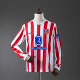 Thai Version Atlético de Madrid 25/26 Home Long Sleeve Jersey