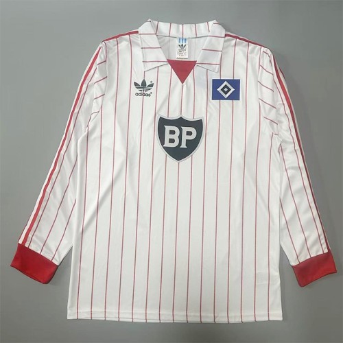 Hamburger SV 1983/1984 Home Long Sleeve Retro Jersey