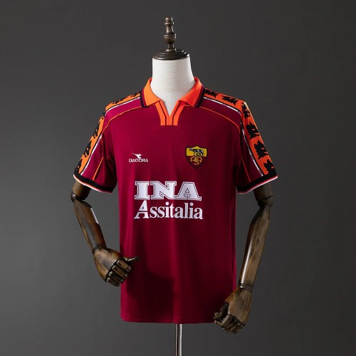 AS Roma 1998/1999 Home Retro Jersey