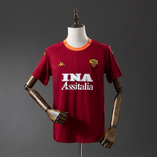 AS Roma 2000/2001 Home Retro Jersey
