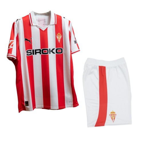 Sporting Gijón 25/26 Home Jersey and Short Kit