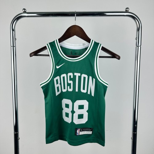 (On Sale) Youth Neemias Queta Green Team Jersey