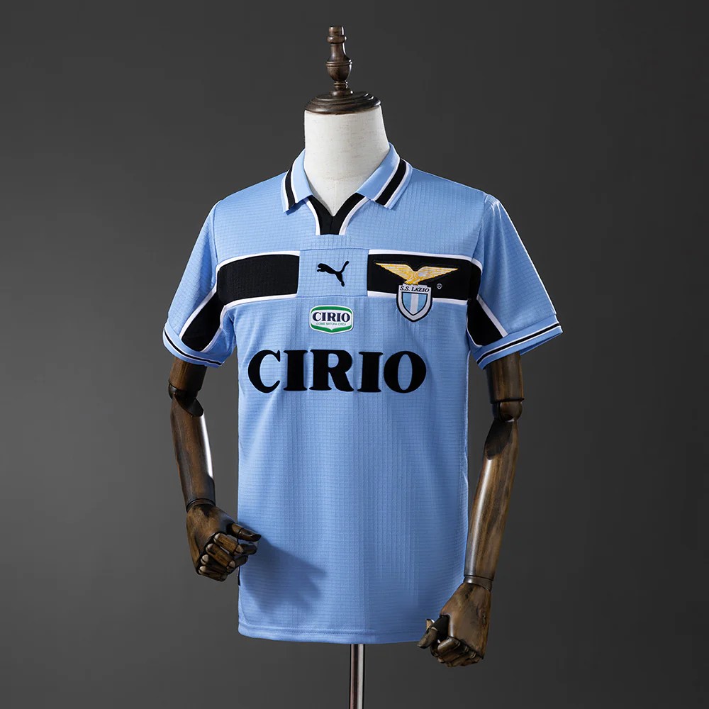 US$ 22.99 - SS Lazio 1999/2000 Home Long Sleeve Retro Jersey - m