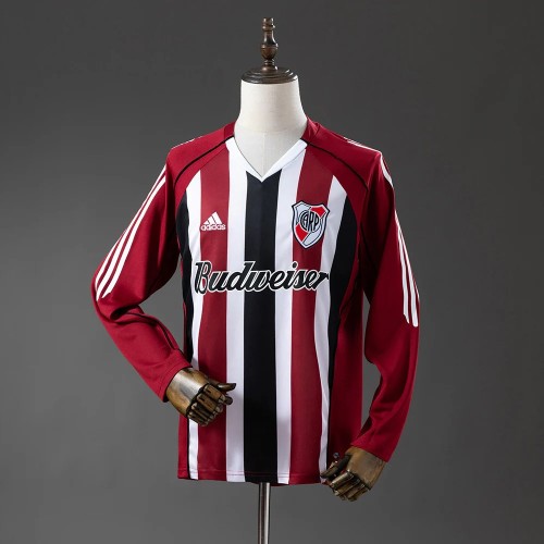River Plate 2005/2006 Away Long Sleeve Retro Jersey