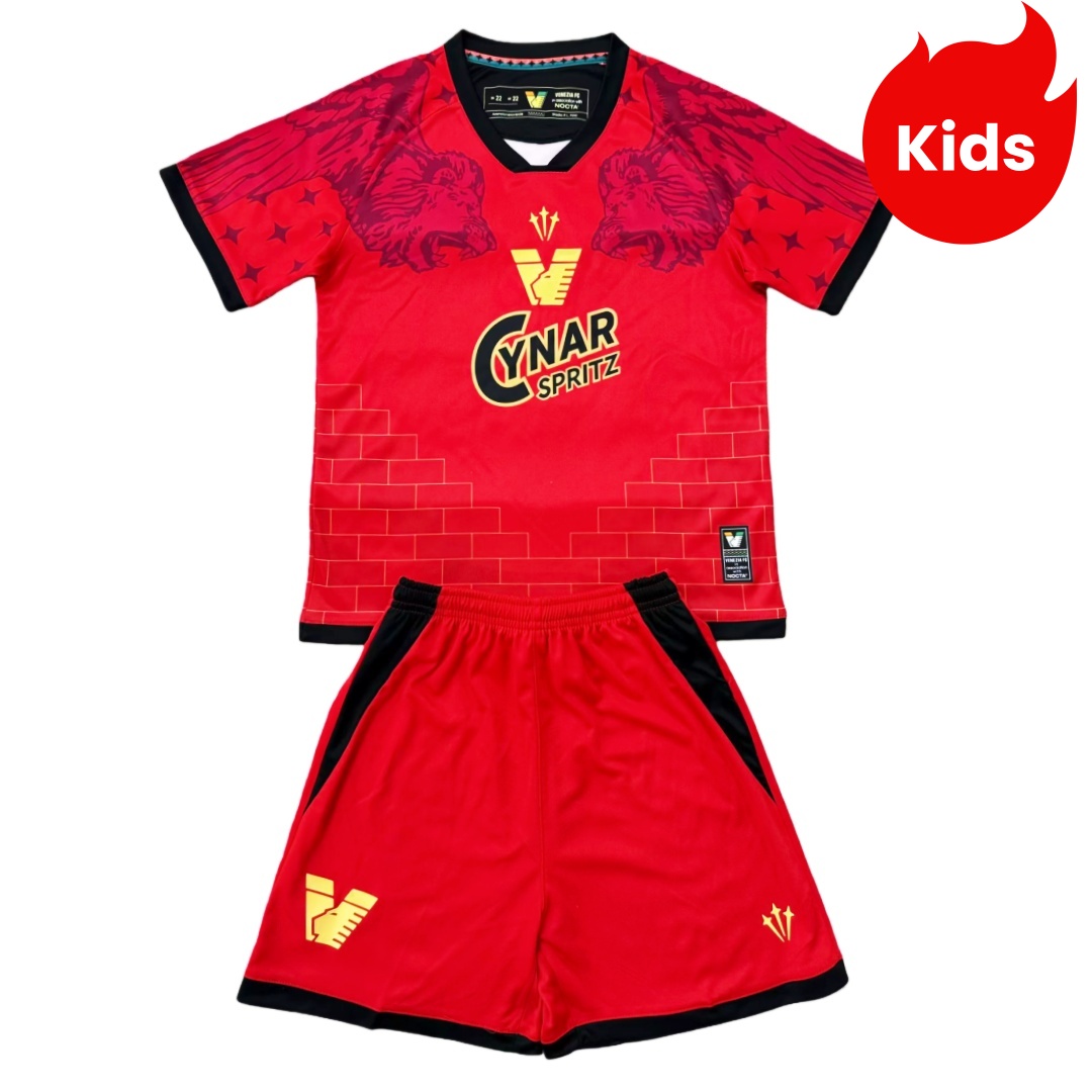 US$ 16.99 - Kids Venezia FC 25/26 Fourth Jersey and Short Kit - m