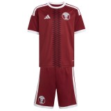 Kids Qatar 2026 Home Goalkeeper Jersey and Short Kit