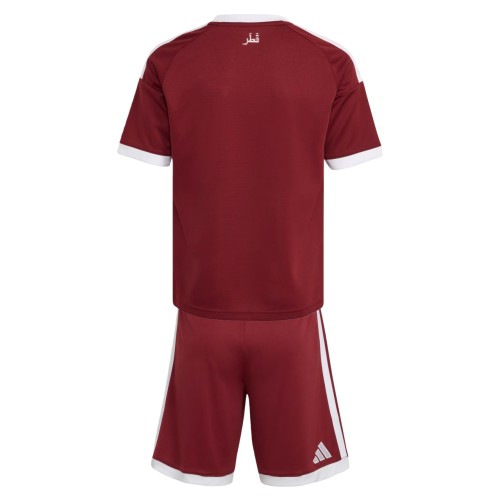 Kids Qatar 2026 Home Goalkeeper Jersey and Short Kit
