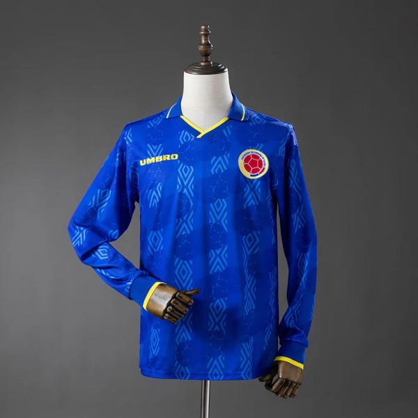 Colombia 1994/1995 Away Long Sleeve Retro Jersey
