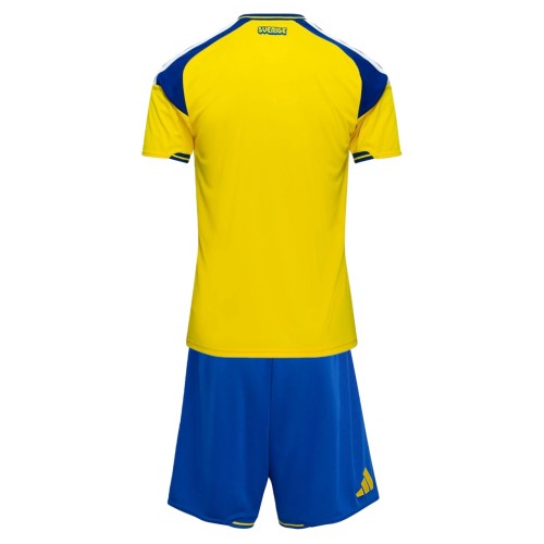 Kids Sweden 2026 Home Jersey and Short Kit