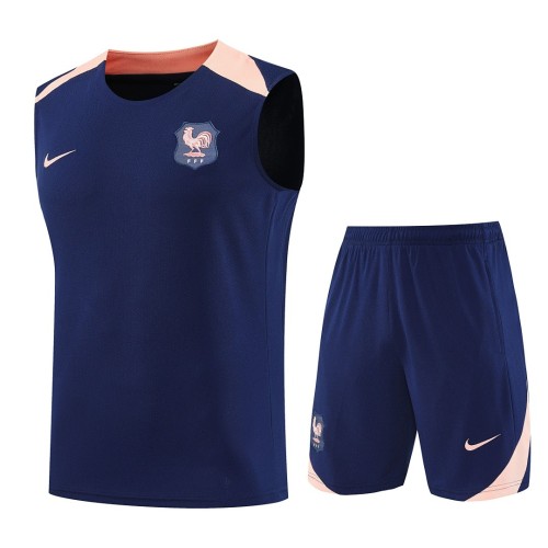 France 25/26 Sleeveless Jersey and Shorts Set