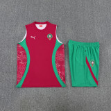 Morocco 25/26 Sleeveless Jersey and Shorts Set