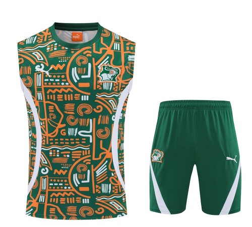 Cote d'Ivoire 25/26 Sleeveless Jersey and Shorts Set