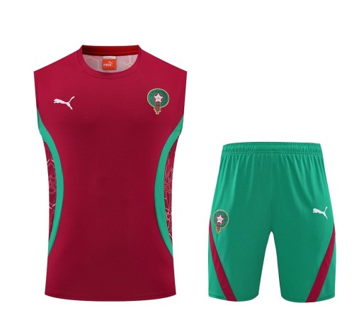 Morocco 25/26 Sleeveless Jersey and Shorts Set