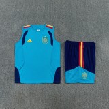 Spain 26/27 Sleeveless Jersey and Shorts Set