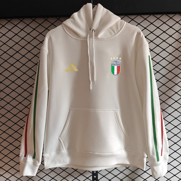 Italy 2026 Team Hoodie White