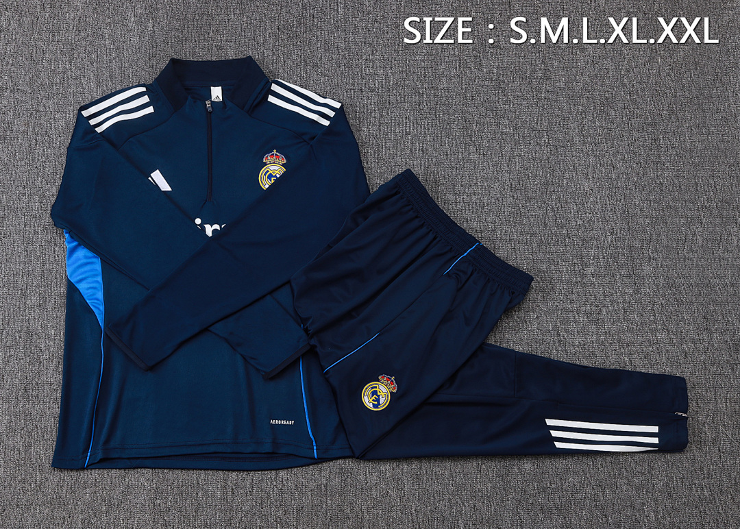  Real Madrid ウェアセット S US$ 47.00 - Real Madrid 25/26 Half-Zip Training Top and Pants Set