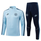 Manchester City 25/26 Half-Zip Training Top and Pants Set B25148