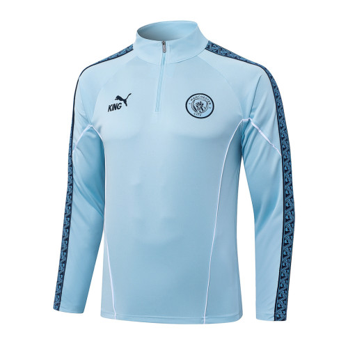 Manchester City 25/26 Half-Zip Training Top and Pants Set B25148