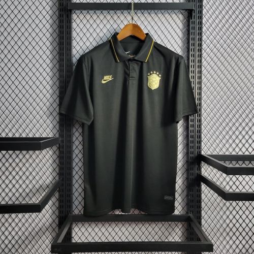 Thai Version Brazil 2022/23 Blackout Jersey
